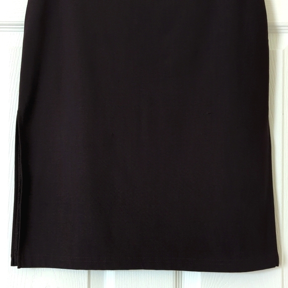 Evolution Not Revolution 90's Vintage High Waisted Side Slit Knee Length Skirt S - Picture 5 of 10